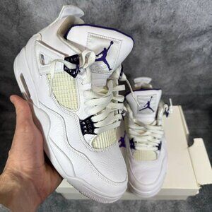 Size 9.5 | Jordan 4 Purple Metallic With Box | Pre-Owned